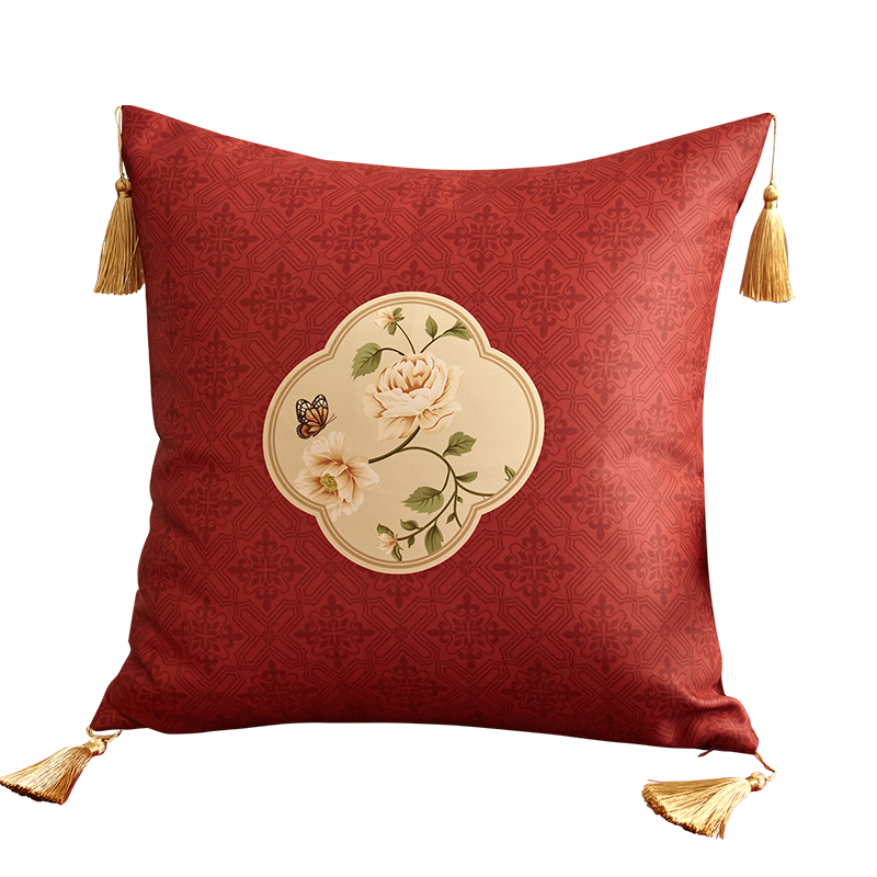 7q56南匠织造中式结婚喜字抱枕中式新婚婚礼喜庆婚庆婚房礼物靠枕-阿