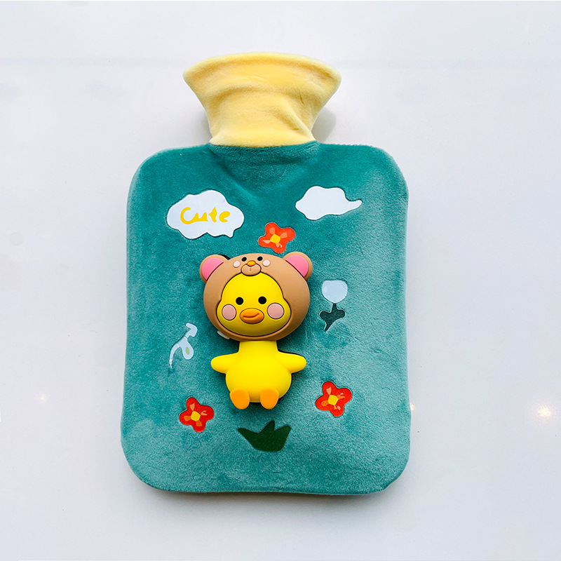 Le Shangxing Creative Chuchu Three-Dimensional Doll Plush Hot Water Bag Children's Students Warm-Keeping Hot Water Bag in Stock