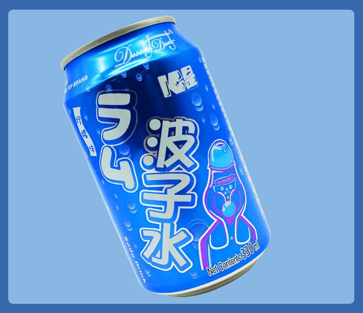 edopack 柠檬波子汽水乳酸菌味白桃碳酸饮料气泡水