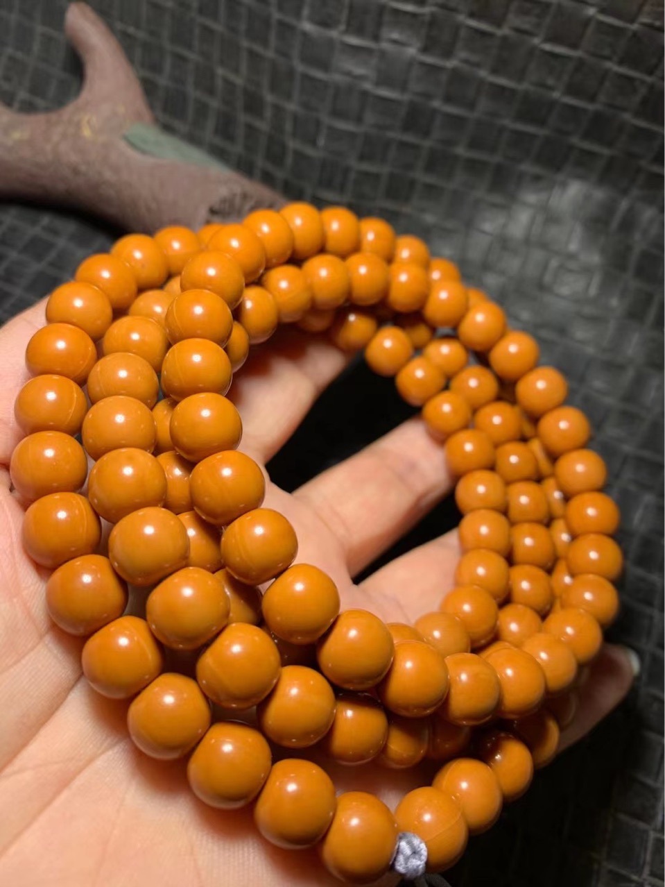 猴头老型108颗毕业级猴头核桃老型桶珠猴头光珠猴头文玩手串