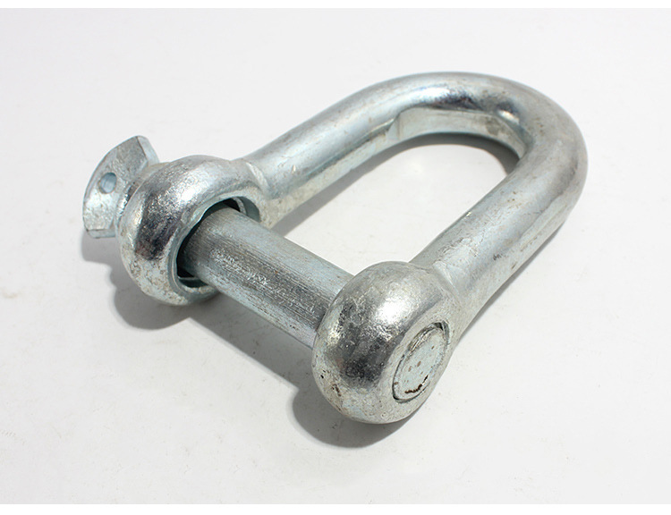 卸扣国标镀锌u型吊环d型卸扣起重卡环马蹄扣吊装工具连接扣