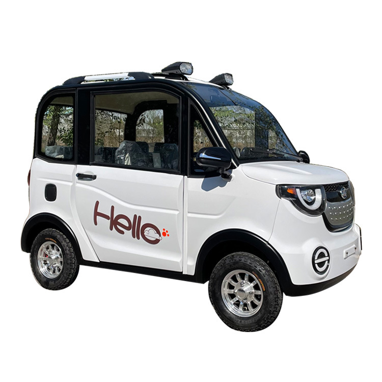 手把老年四轮代步车 电瓶车 成人全封闭电动车家用小型女士车包邮