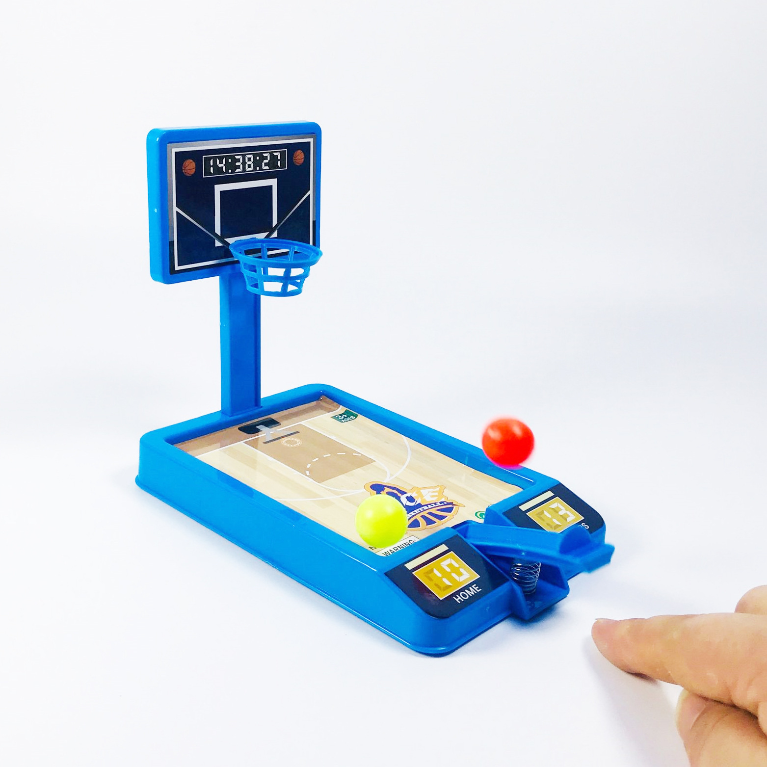儿童桌面投篮机弹跳球掌上篮球玩具室内休闲亲子游戏机手指弹射器