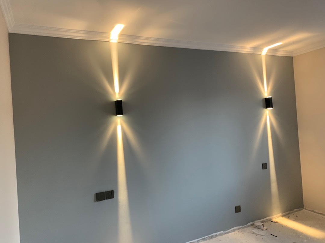 20w一束光壁灯户外双头聚光灯走廊柱子阳台墙壁射灯酒店外墙灯