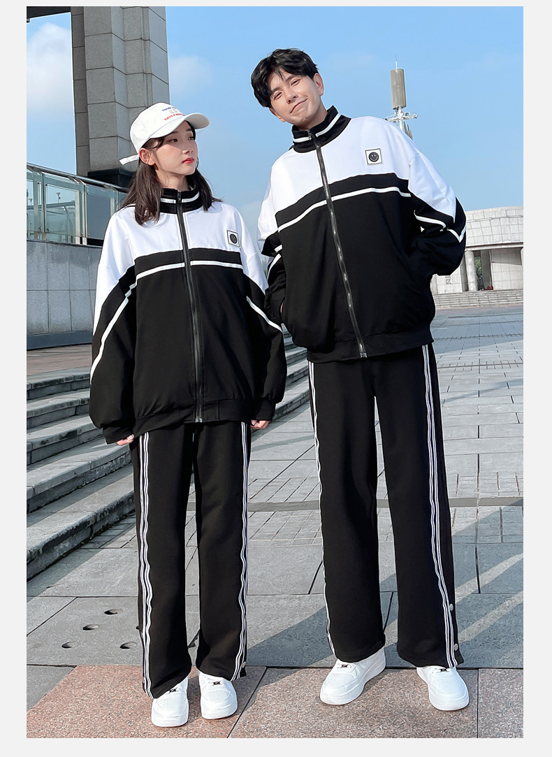 校服套装英伦学院风秋季班服运动会春秋装初高中小学生情侣三件套