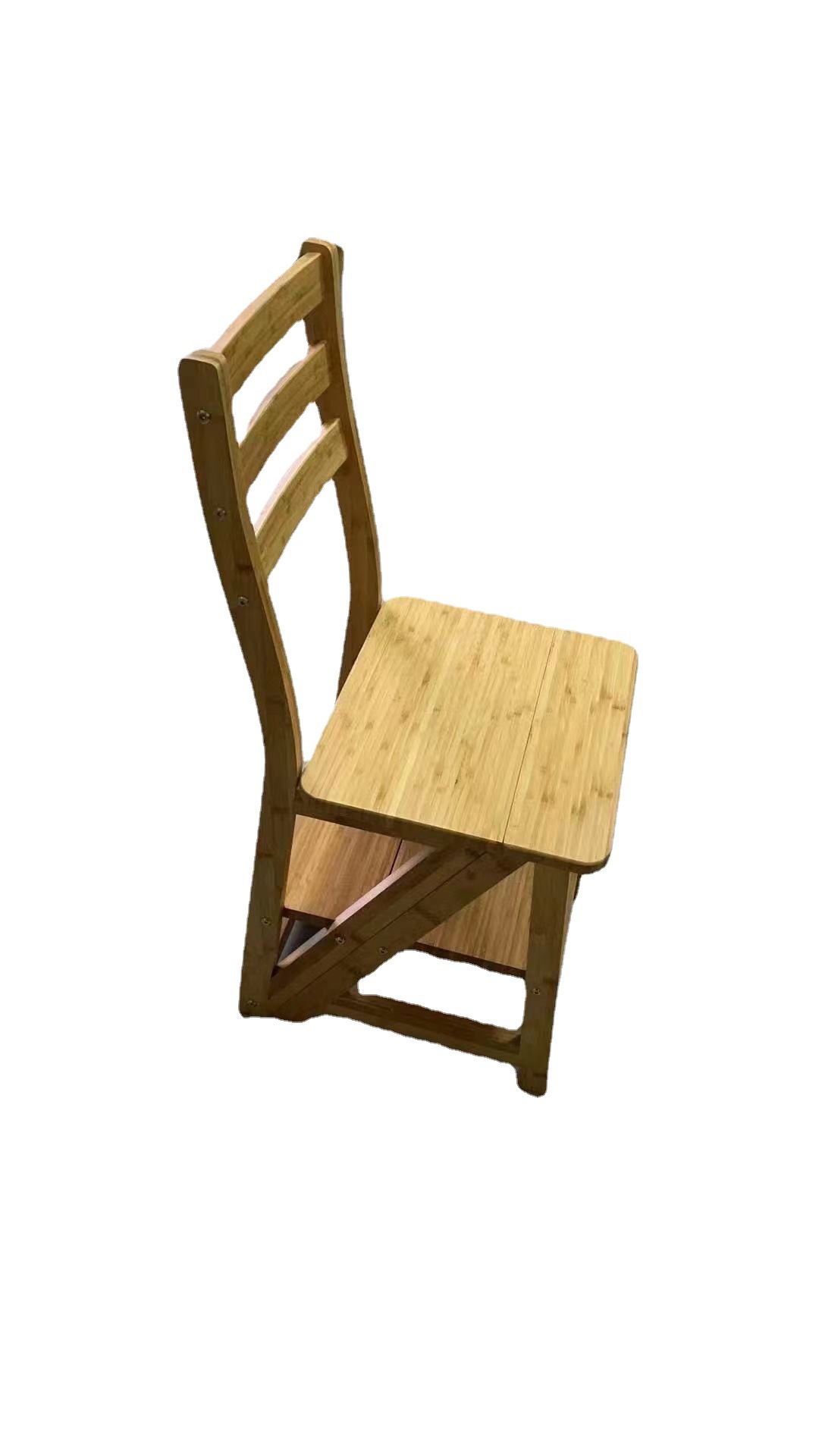 直销实木梯椅家用梯子椅子折叠两用梯凳室内多功能三步登高楼梯