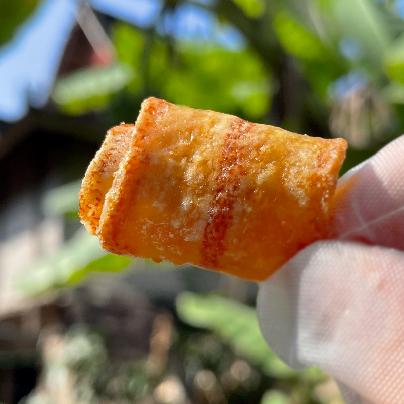 云南西双版纳傣家香蕉卷干脆片水果干休闲小零食120g包邮特产