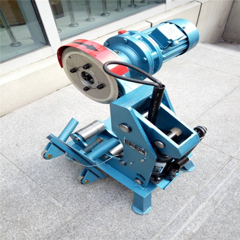 76-219电动液压切管机消防管管道压槽机三件套镀锌管割管机