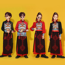 壮志少年行舞蹈服儿童国学汉服演出服中国风古装男童国风表演服装