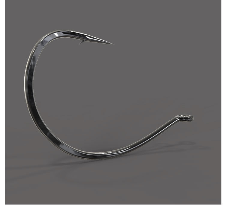 倒钓钩路亚8003鱼钩wacky钓组软虫软饵钩有刺细条鳜鲈鱼散装鱼钩