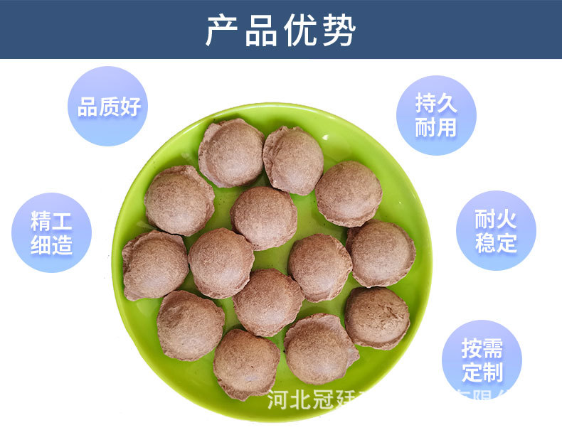 封井护壁粘土球废井回填用红黏土球植树填坑黄土球钻井堵漏黏土球