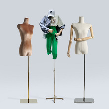 韩版服装店大平肩模特道具女身假人体展示架女装店橱窗人偶展示架
