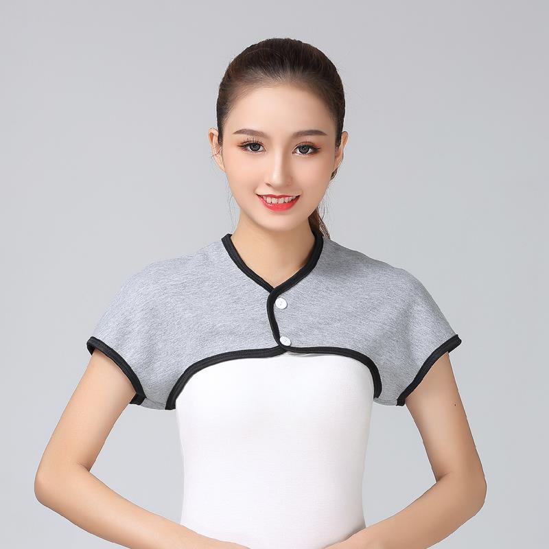 男士中老年睡觉保暖护肩膀护颈椎坎肩小马甲女士产妇月子护肩衣冬