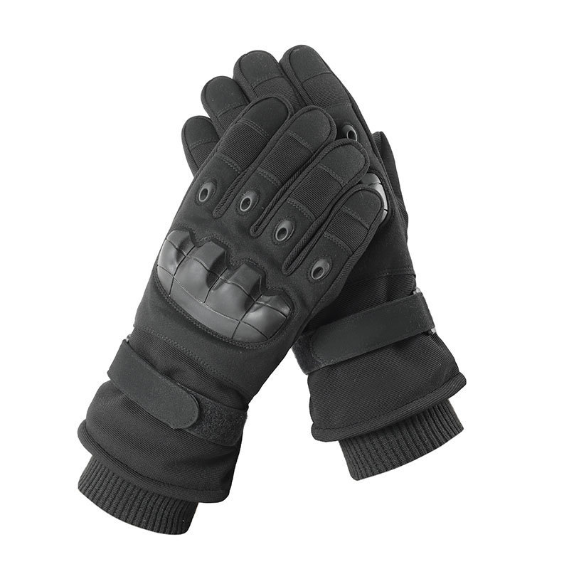Knight Tactical Warm Gloves Winter Outdoor Motorcycle Men's Fleece-Lined Protective Cold-Proof Gloves