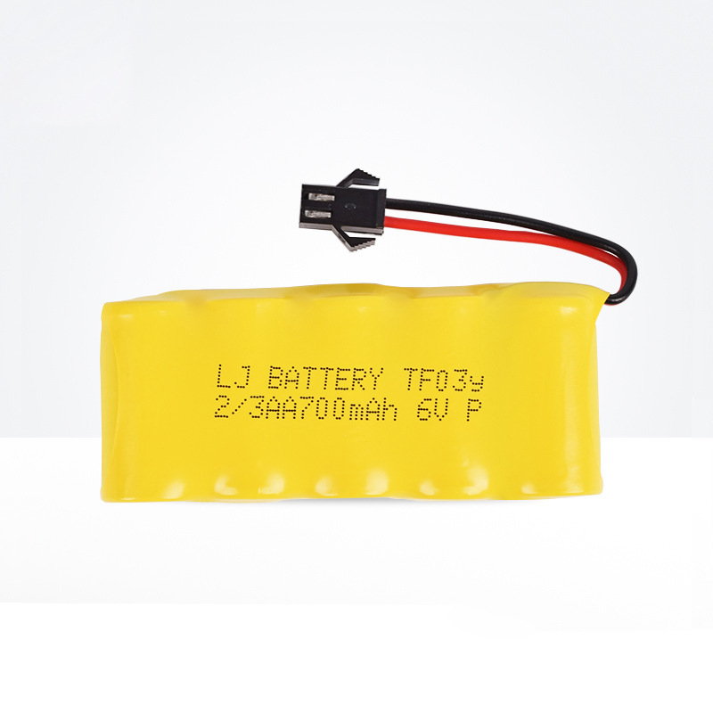 6v 700mAh 2/3充电电池 连罡乐能宜佳达巴雷特M4玩具配件