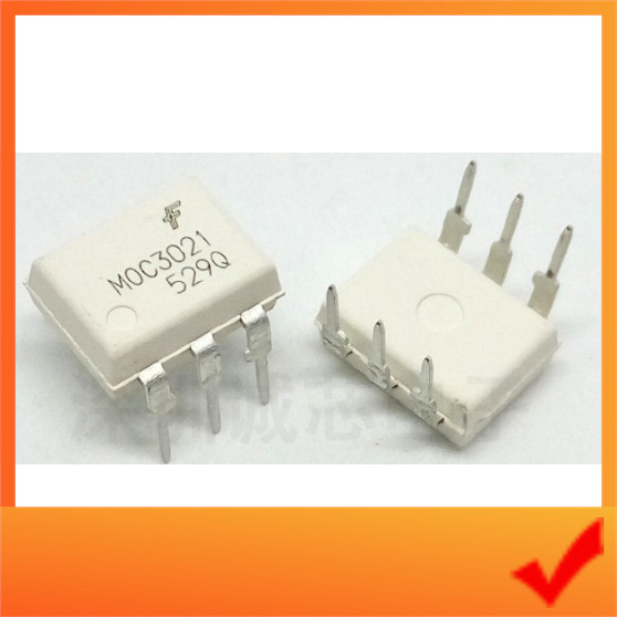 白色 光耦 ct3021 直插dip 可代替仙童 moc3021
