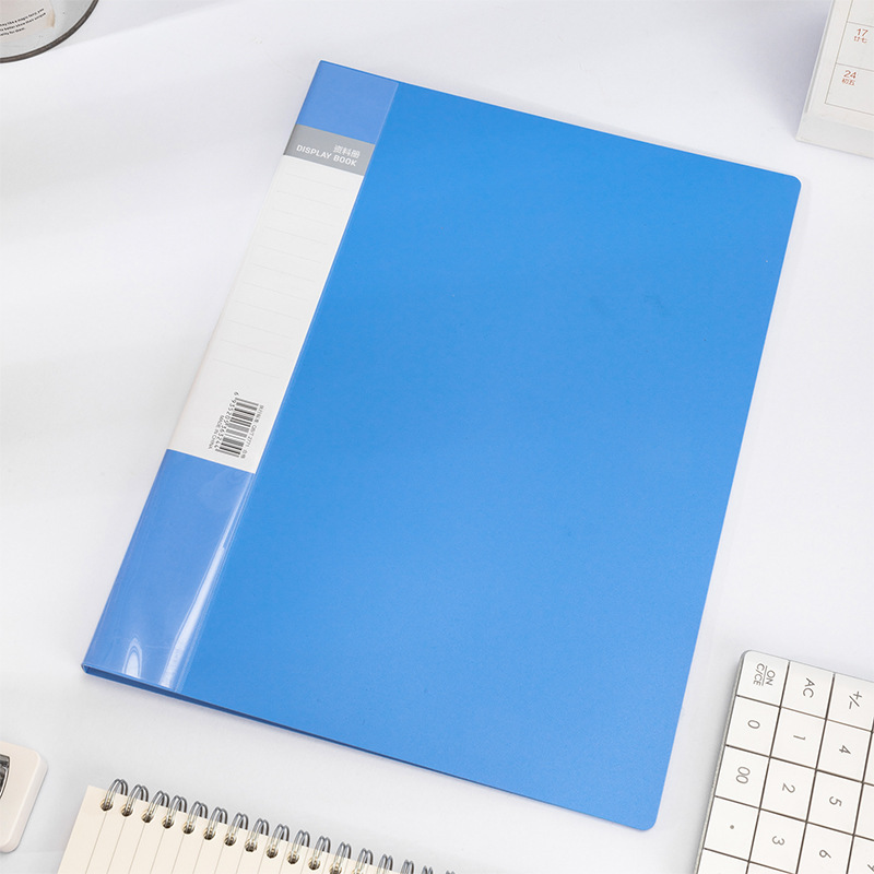 资料册a4插页文件夹透明活页夹塑料pp乐谱夹收集图纸夹定制