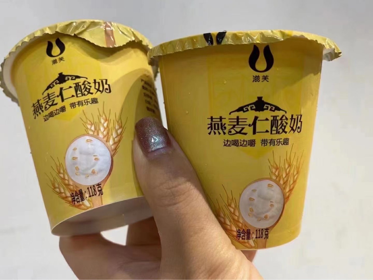 滋芙燕麦仁酸奶 新疆酸奶整箱12杯118克酸奶燕麦片早餐奶真实谷粒