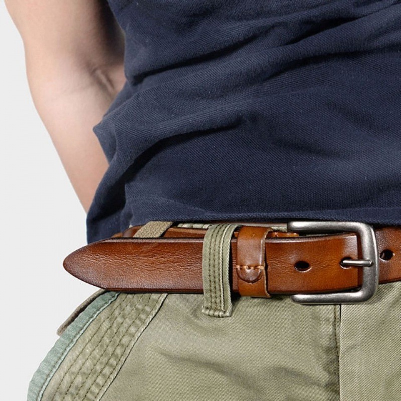 男士皮带批发 真皮头层裤带学生带青年牛仔裤超市一件代销热批发