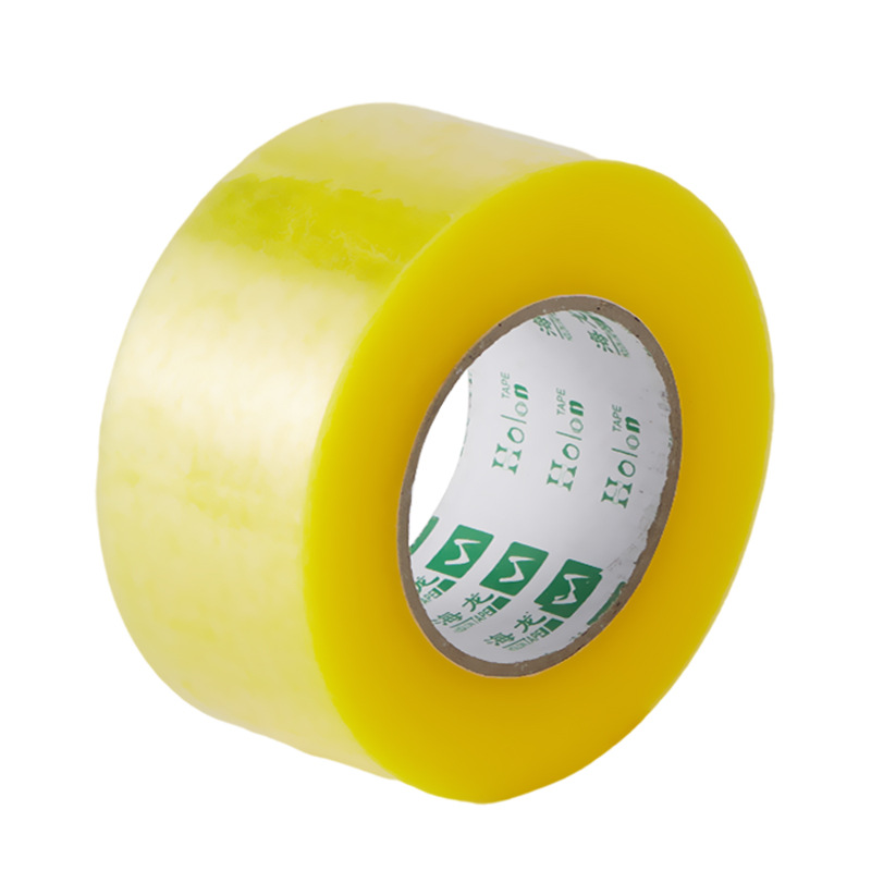 Transparent Tape Wholesale Express Packaging Sealing Adhesive Paper Factory Yellow Tape Logistics Packaging Glue