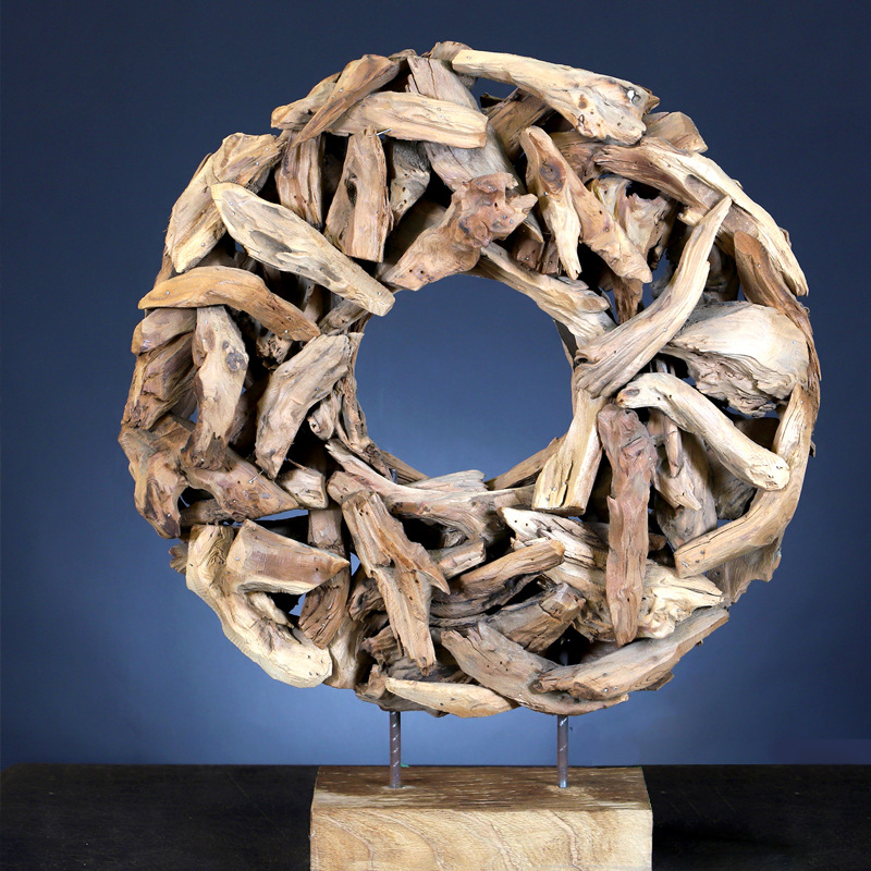 厂家销售木质挂件摆件民宿酒店朽木根天然树枝装饰造型挂件摆件