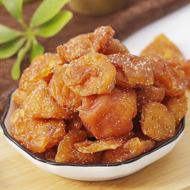枇杷干原味无核添加四川竹蜂盐枇杷果干泡水润喉健康休闲食品