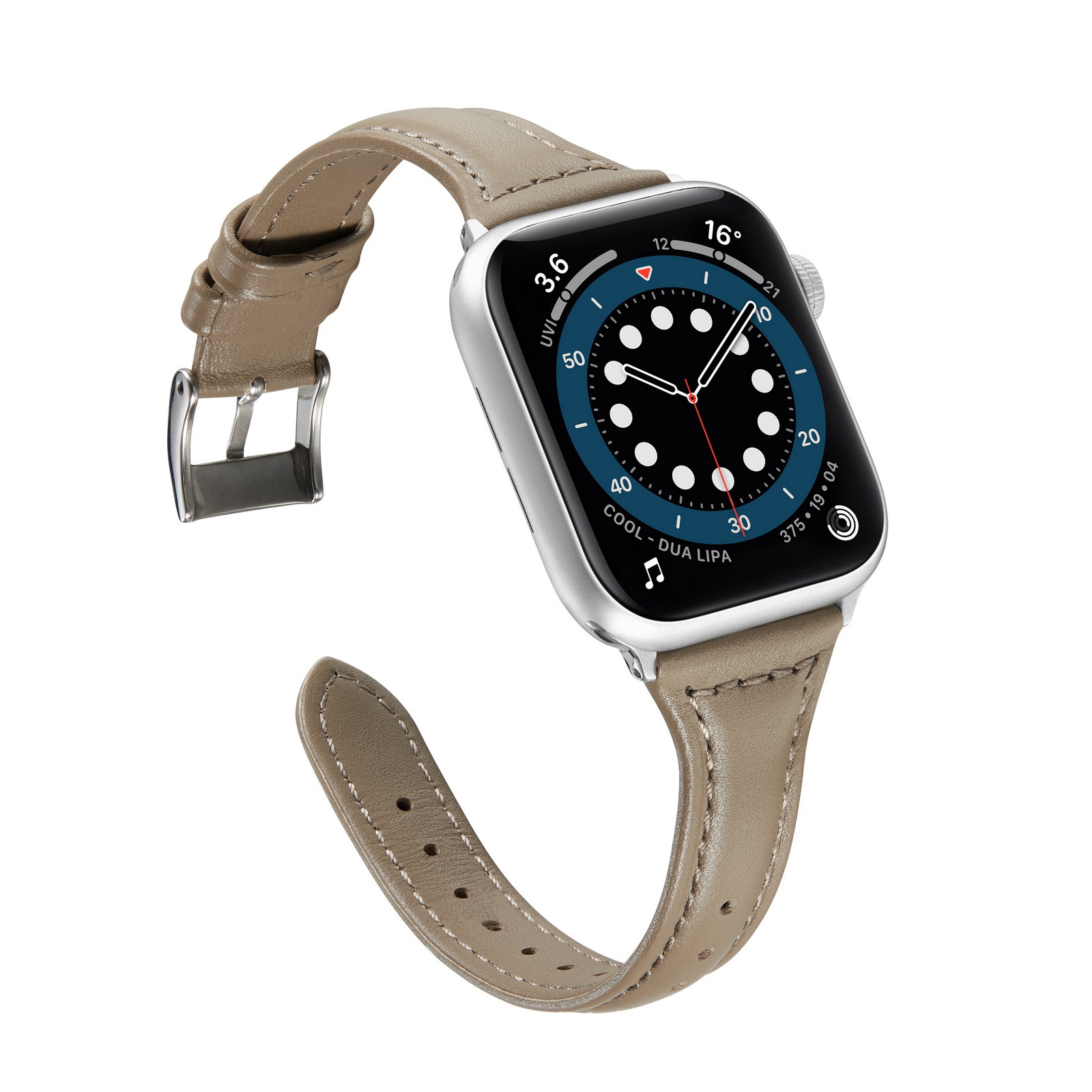 适用于苹果iwatch真皮apple watch皮质商务女款头层牛皮手表表带