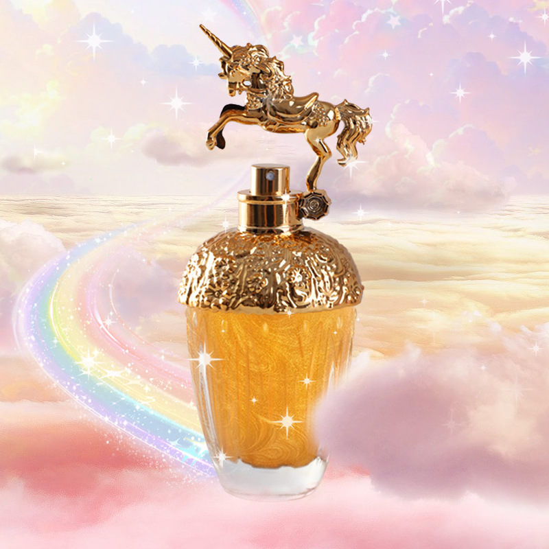 Internet Hot Dixianger Bright Bright Unicorn Gilding Quicksand Perfume for Women Long-Lasting Light Perfume Students Wholesale