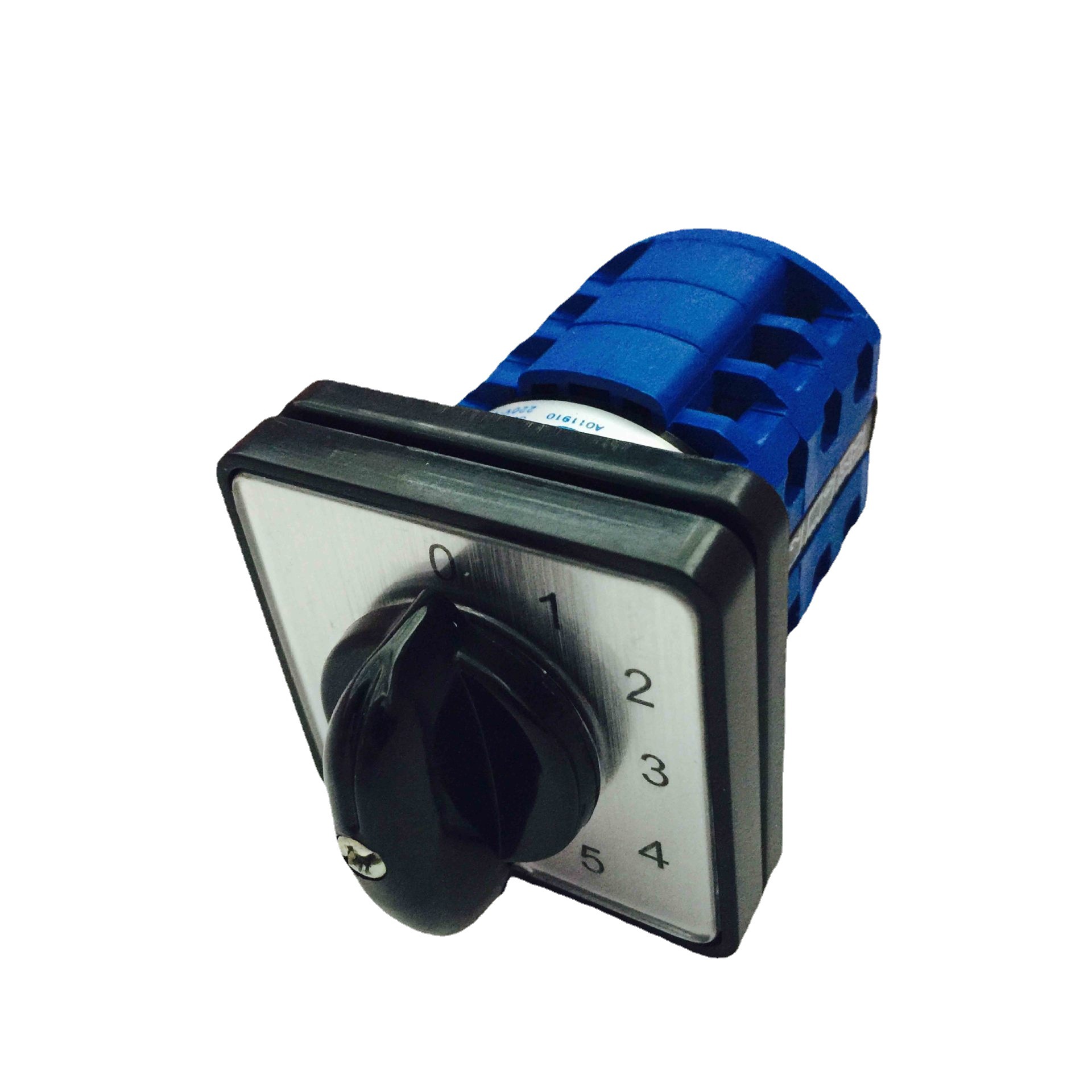 05档转换开关3层旋转开关高压方形面板手动控制电路lw26203