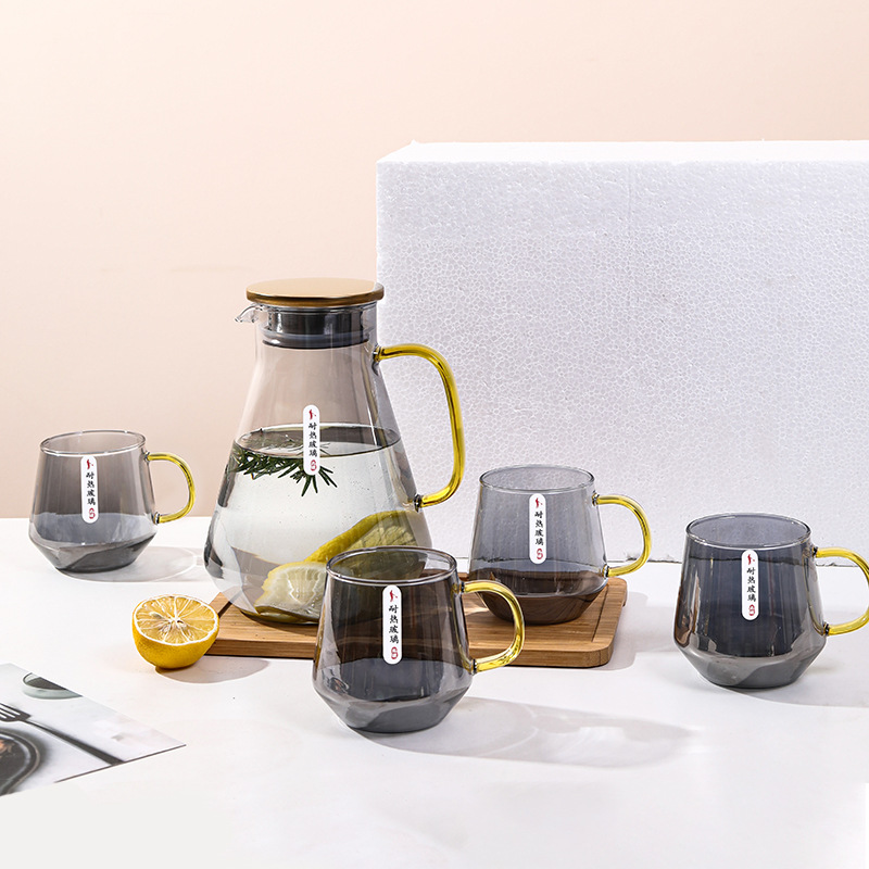 penguin gss nordic water utensils set borosilie gss water pitcher household living room water cup factory wholesale