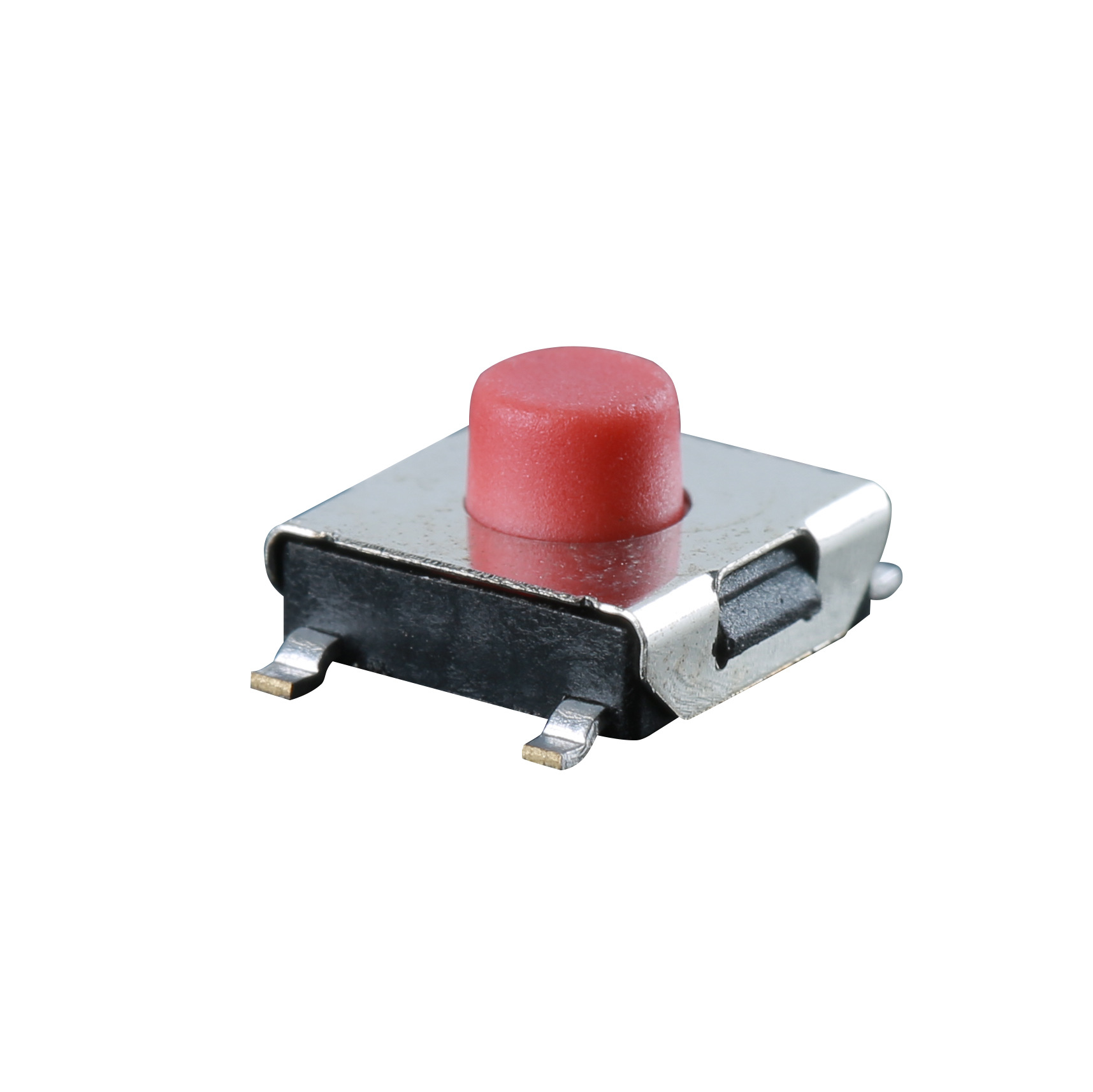 3四脚红头轻触开关 铜盖板 贴片按键开关-阿里巴巴