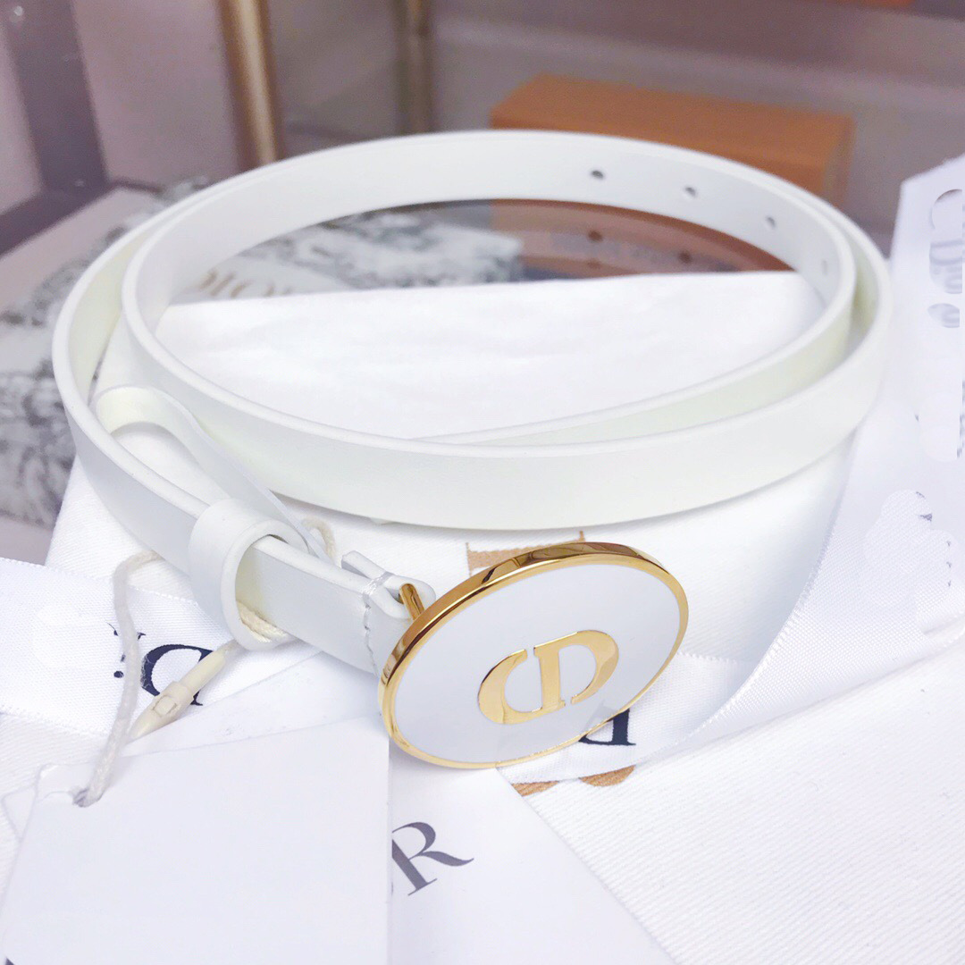 新品迪家cd腰带女头层牛皮细款皮带cd字母注胶小腰封裙子衣服配饰