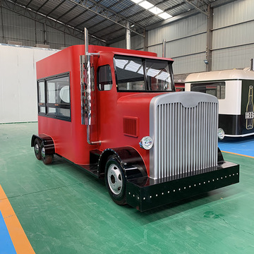 复古老爷车移动餐车商用主题餐厅车网红甜品车奶茶咖啡流动售货车