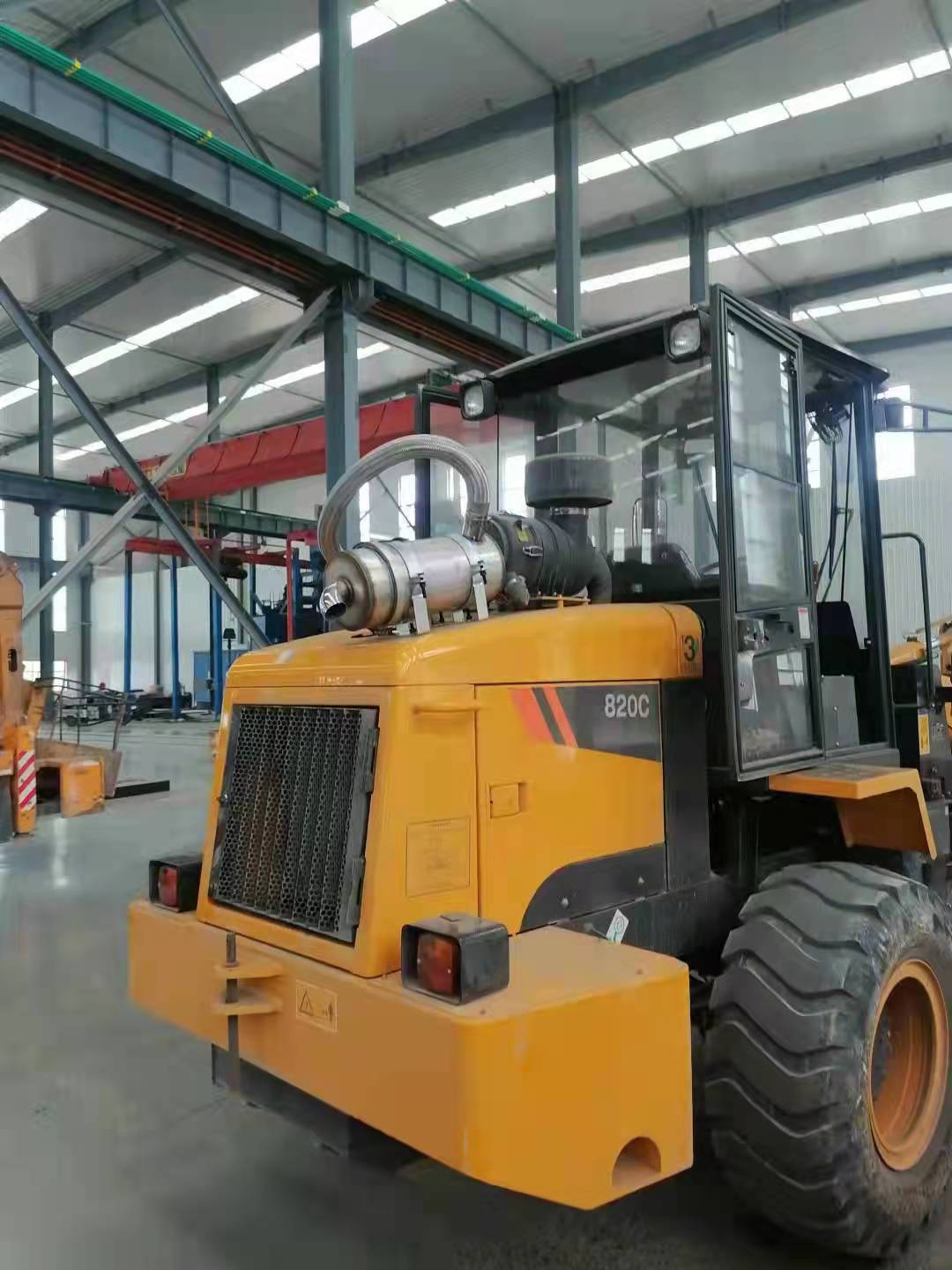 柴油叉车尾气净化器铲车黑烟颗粒捕捉发电机排气管过滤器三元催化