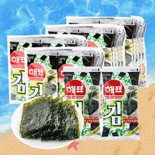 热卖韩国网红进口食品海飘烤海苔海牌即食烤紫菜寿司儿童拌饭小吃