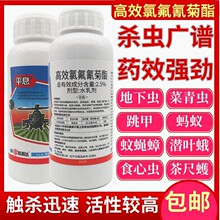 2.5%高效氯氟氰菊酯高效氯氰菊脂蔬菜果树地上地下害虫农药杀虫剂