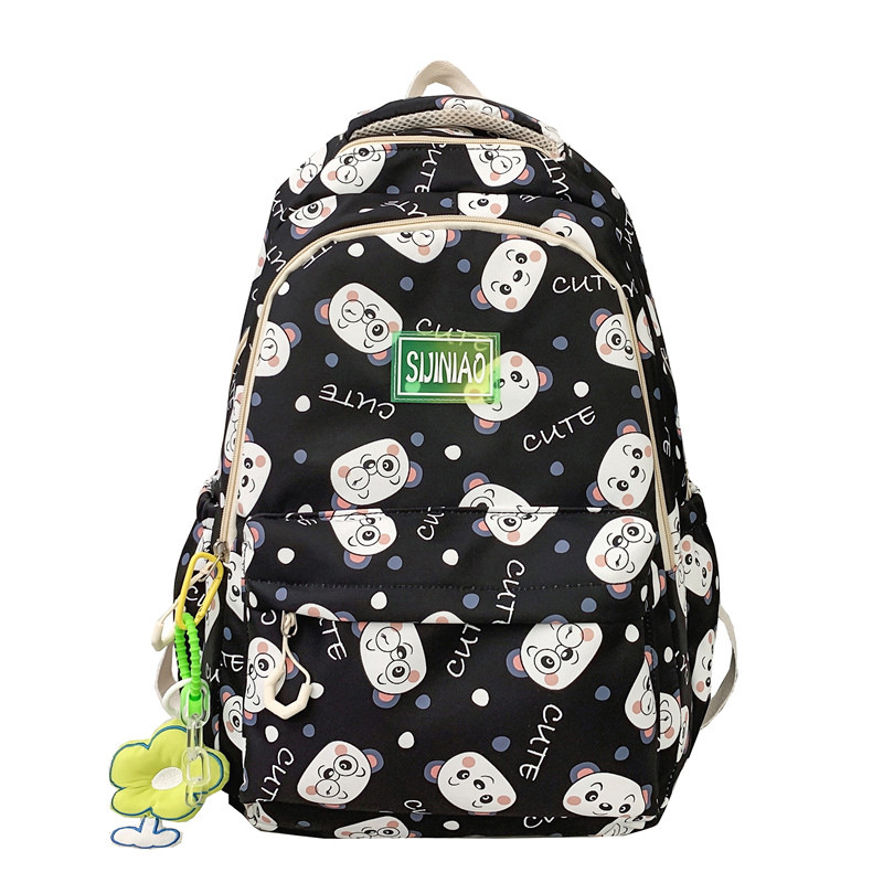 2022 New Fresh Schoolbag Female Korean Style High School and College Student Backpack Junior High School Student Simple Middle School Student Backpack