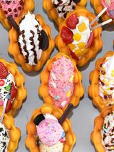 蛋仔模型广告甜点展示仔模型冰淇淋摆设港式模具道具冰激凌橱窗