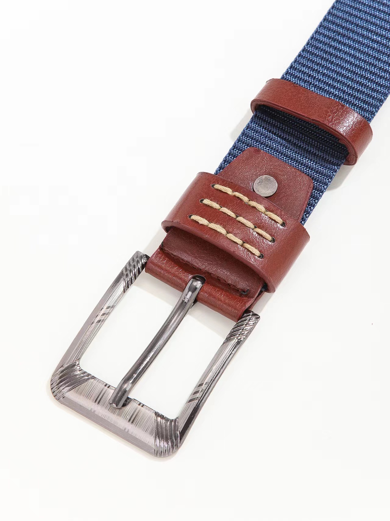 new alloy pin buckle japanese buckle belt men‘s casual all-match pu belt men‘s jeans belt manufacturer wholesale