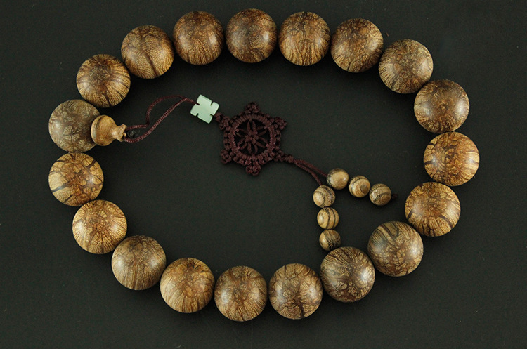 厂家供应 九龙藤六道木19颗手串 车挂纹路 佛珠手链手持念珠