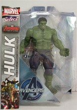 Marvel漫威漫画英雄 复仇者联盟 绿巨人 浩克 Hulk 可动人偶模型