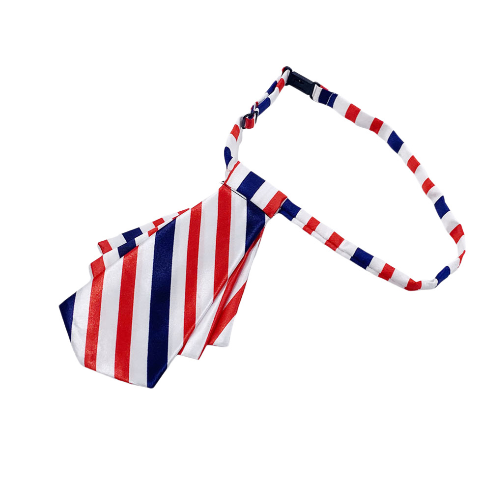 银行营业厅公司职业女士免打领带领花领结条纹衬衫配饰工作服装饰