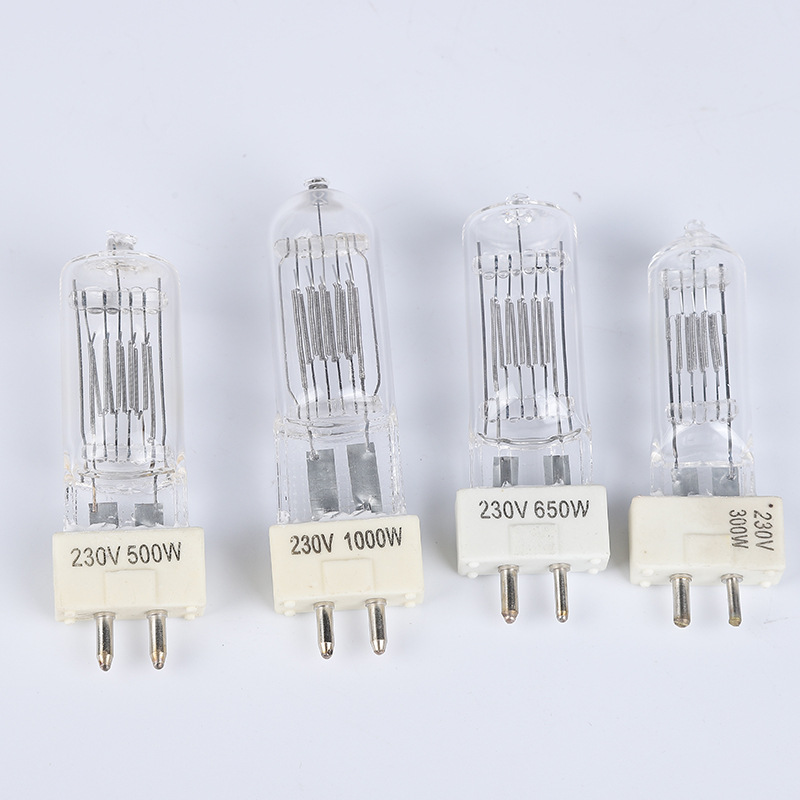 照明灯泡厂家供应聚光灯泡 影视灯泡GX9.5 500W照明灯