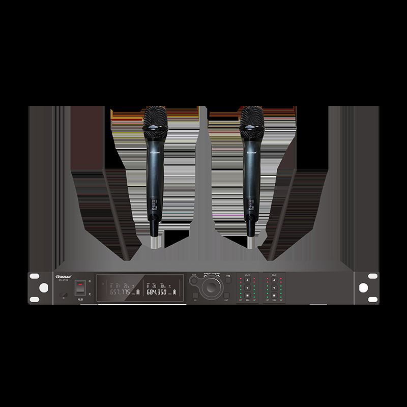 湖山音频设备 ds-hn988 会议无线话筒一拖二手持话筒-阿里巴巴