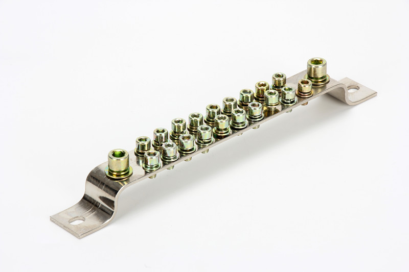 配电柜零地排2.5*25mm双排接地零排11 13 15 17 19 21 23 25 27孔