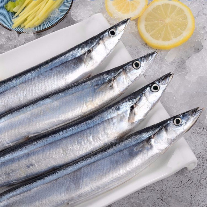 美品牌相似工厂秋刀鱼冷冻大连鲜鱼鲜活海鲜水产鱼日式烧烤食材0616