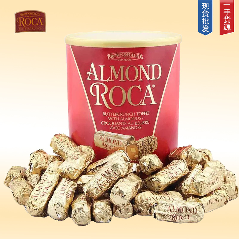 美国Almond Roca乐家杏仁糖扁桃仁礼盒装822g进口糖果罐装零食