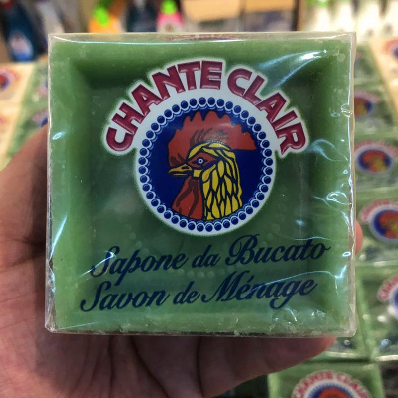 意大利公鸡头去污皂马赛皂250克去污渍清洁内衣洗衣皂一件代发