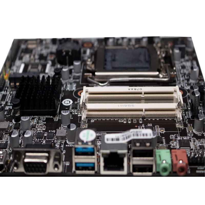 现货h81 itx主板1150针超薄lvds一体机主板收银机平台 ddr3
