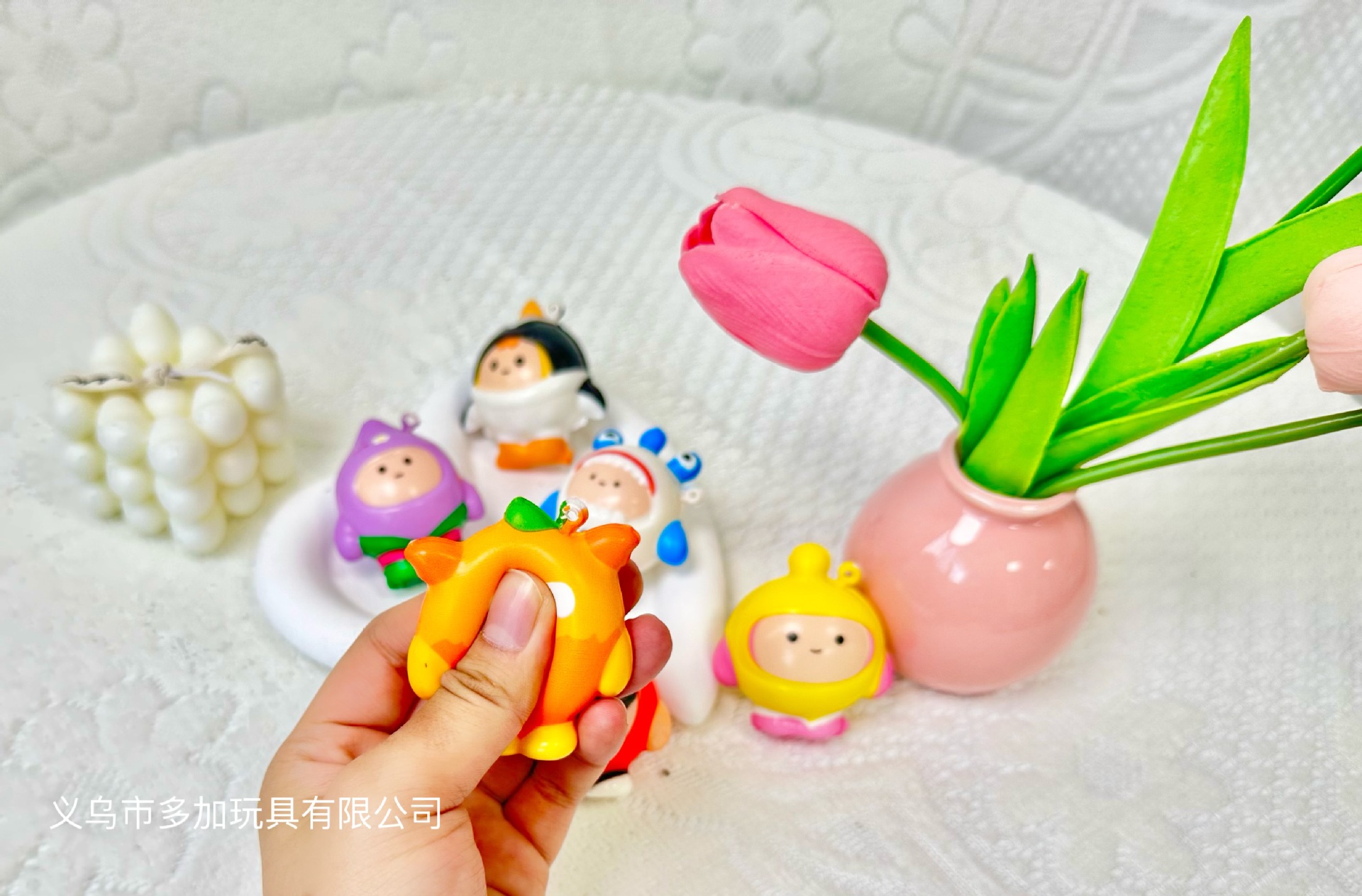 a Cute Egg round Doll Vent Squeezing Toy Pendant Ornament Schoolbag Cute Squishy Toys Independent Pvc Boutique Bag